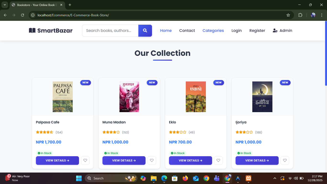 Book Ecommerce Site